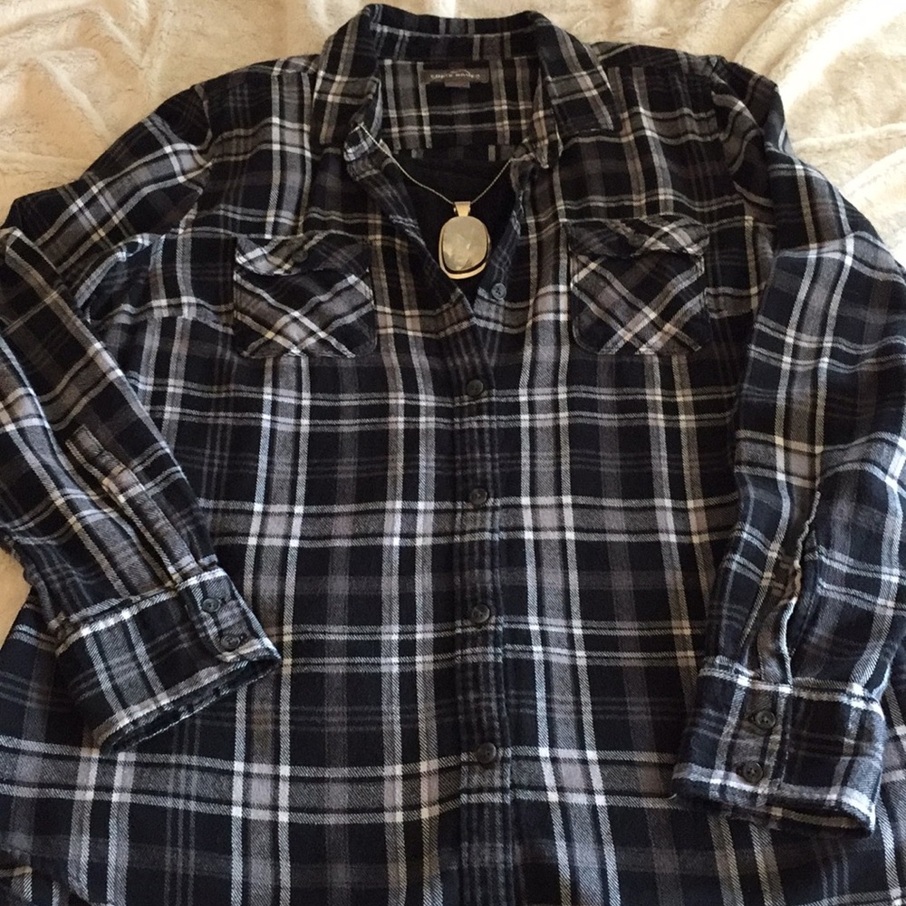 Eddie Bauer flannel shirt. GUC!
